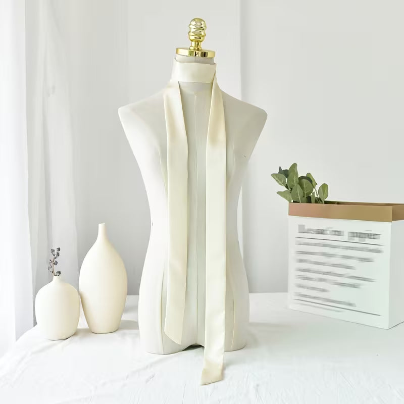Slim Long Scarves - BEIGE