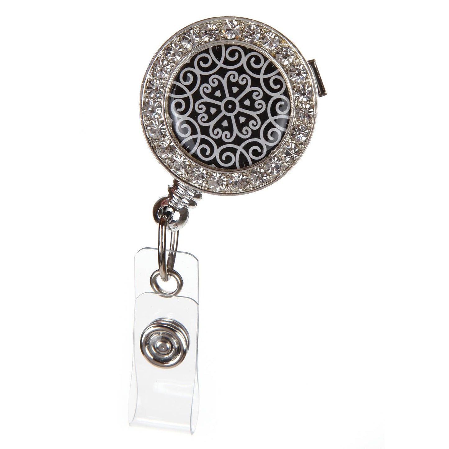 Scroll Fashion Retractable ID Badge Reel