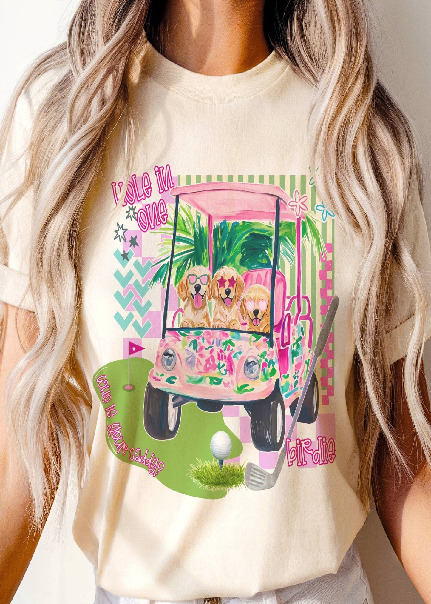 Golf Lilly Preppy Masters Resort Vacation Graphic Tee