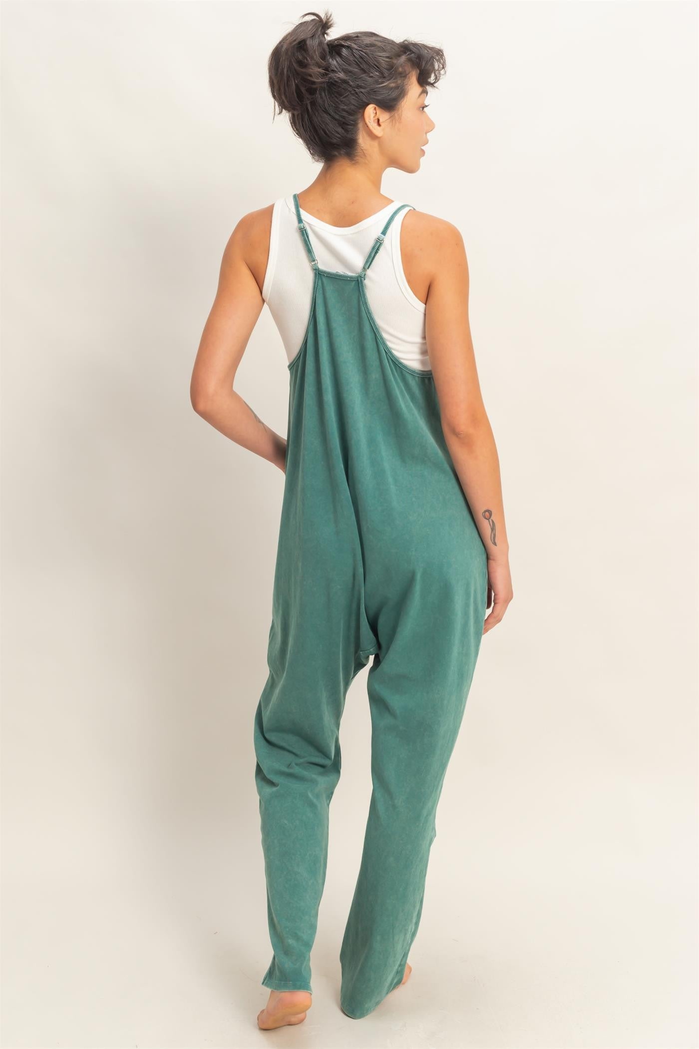 RUTHIE JUMPSUIT - DARK TEAL