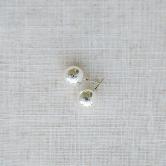Earrings Grenada - Shiny Silver Large