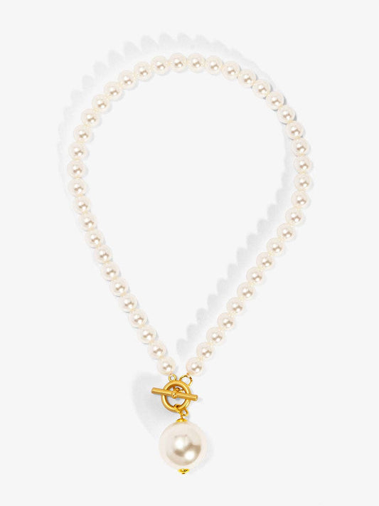 Pearl Pendant Collar Necklace