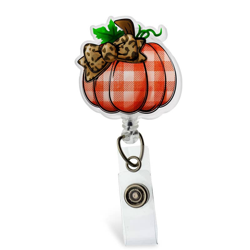 Plaid Pumpkin Acrylic