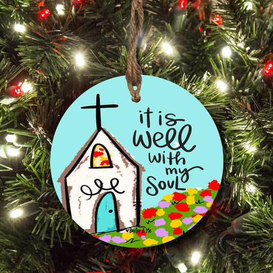 It is Well Church Ornament