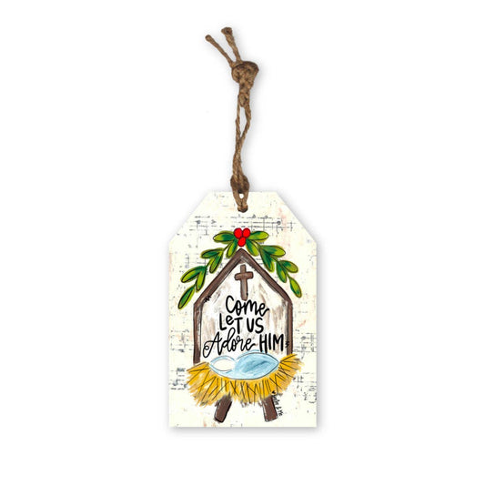 Come Let Us Adore Him Nativity Ornament