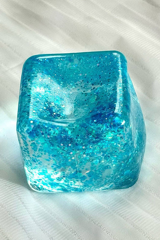 Glitter Shell Stress Relief Squish Ball Toy