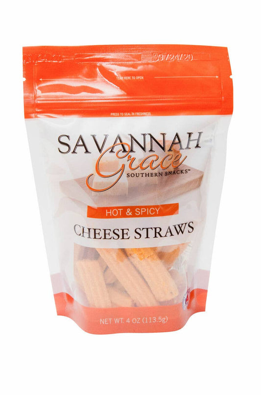 Hot & Spicy Cheese Straws 4 oz Bag