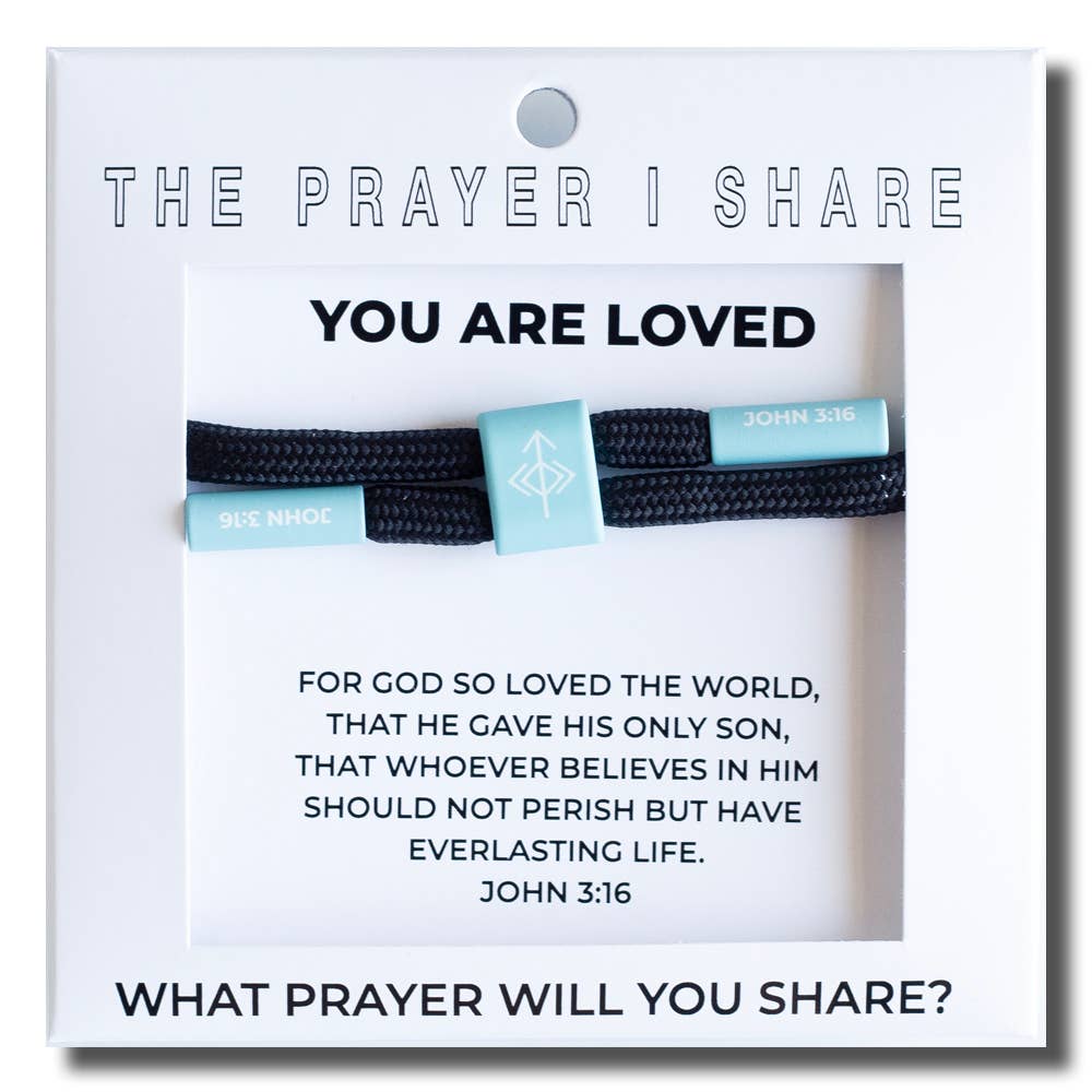 John 3:16 Cord Bracelet-Sharable Prayer Bracelets