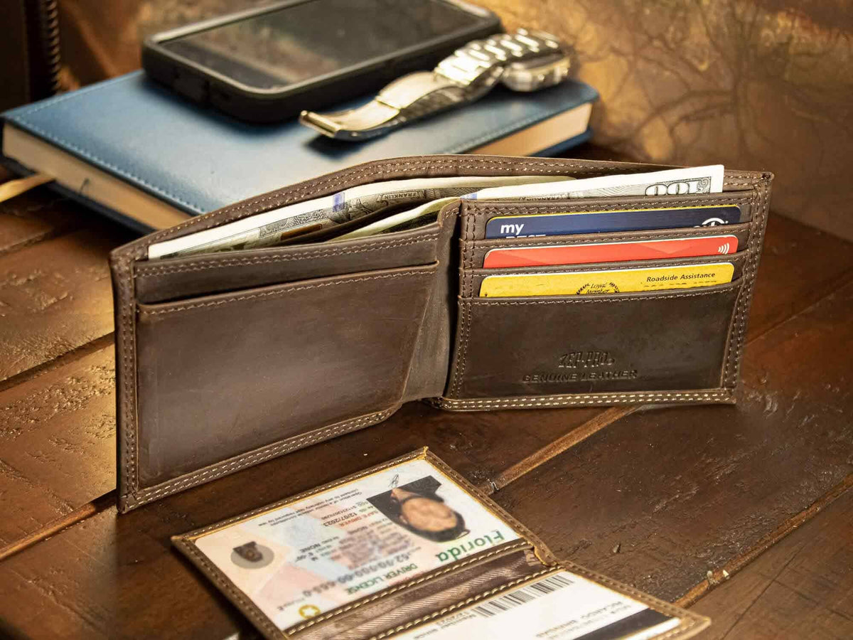 Peanut Leather Bifold Wallet