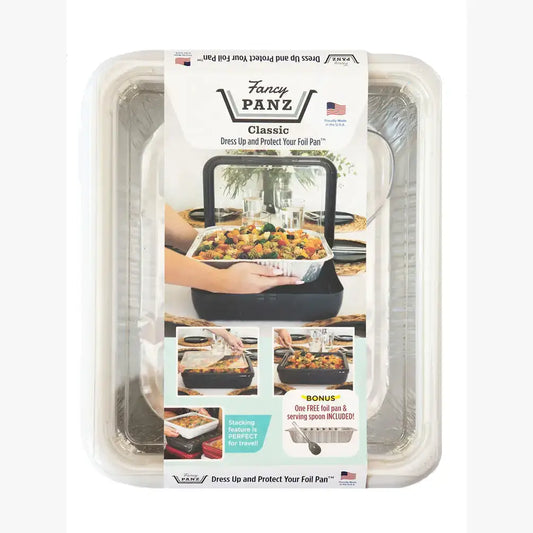 Classic Set - Pan Frame w/ Lid & Serving Spoon - White