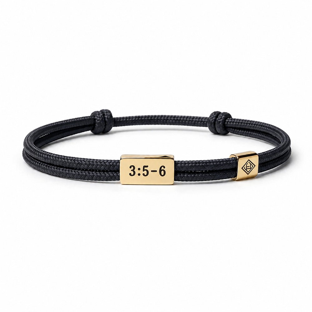 Sentiment Bracelet – Walk in Faith | Proverbs 3:5-6