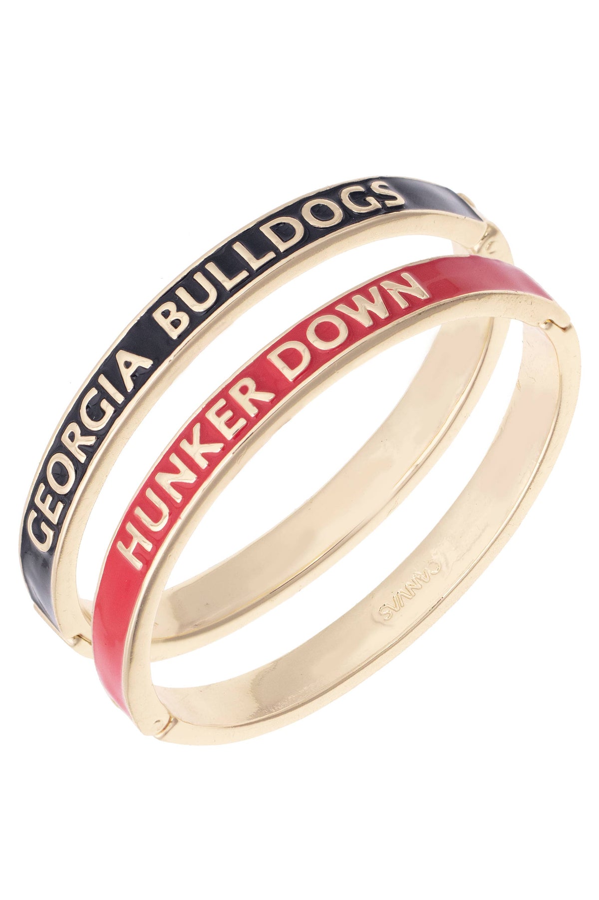 Georgia Bulldogs Skinny Enamel Hinge Bangle