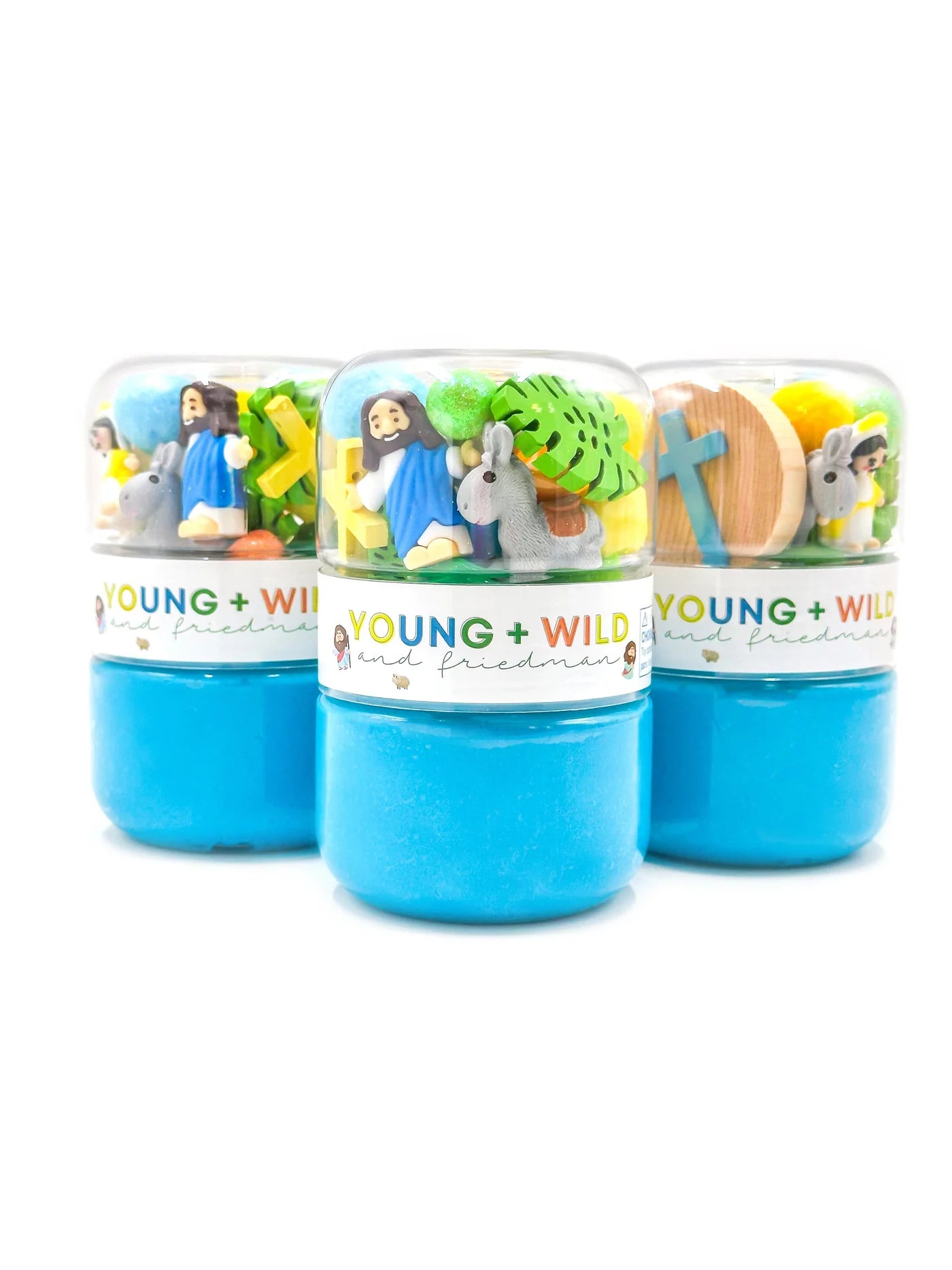 GRAB & GO DOUGH JAR - EASTER
