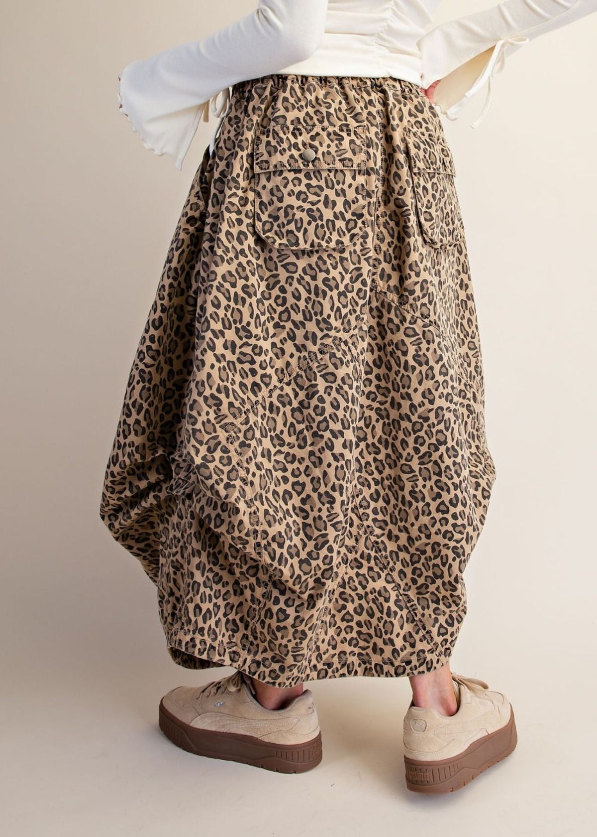 ALLISON SKIRT LEOPARD PRINT