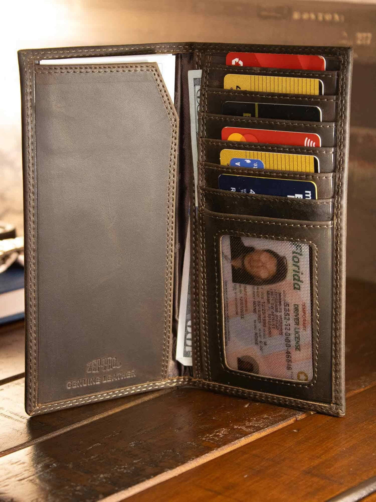 Alabama Crimson Tide Collegiate Secretary Leather Wallet