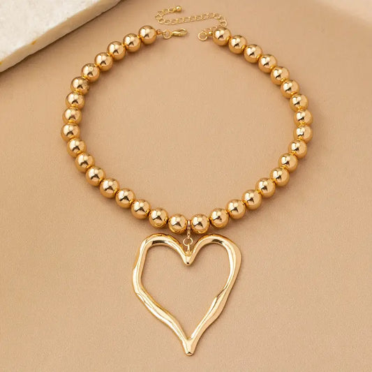 VINTAGE BOHEMIAN NECKLACE - GOLDEN