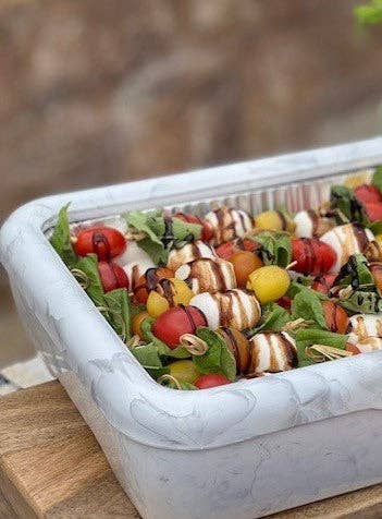 Classic Set - Pan Frame w/ Lid & Serving Spoon - Marble