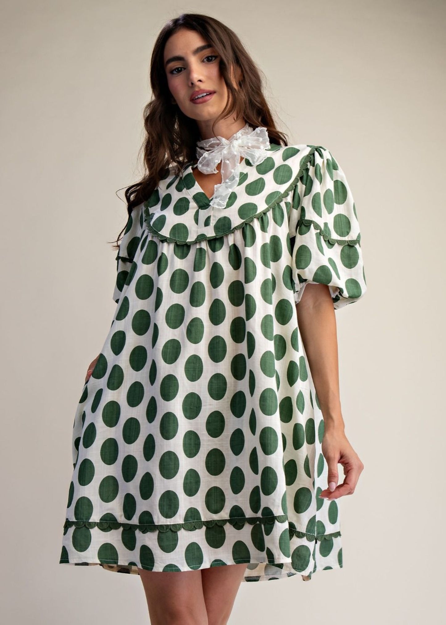 MALLORY DRESS - SAGE