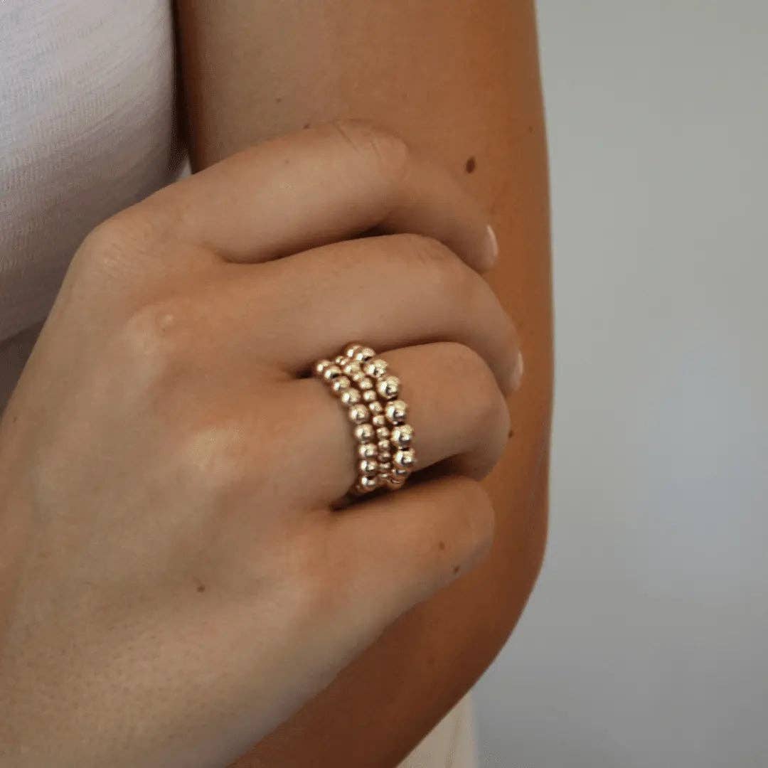 Gold Filled 3mm Waterproof Stretch Ring
