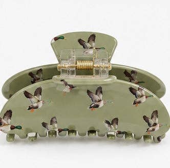 Green Duck Claw Clip