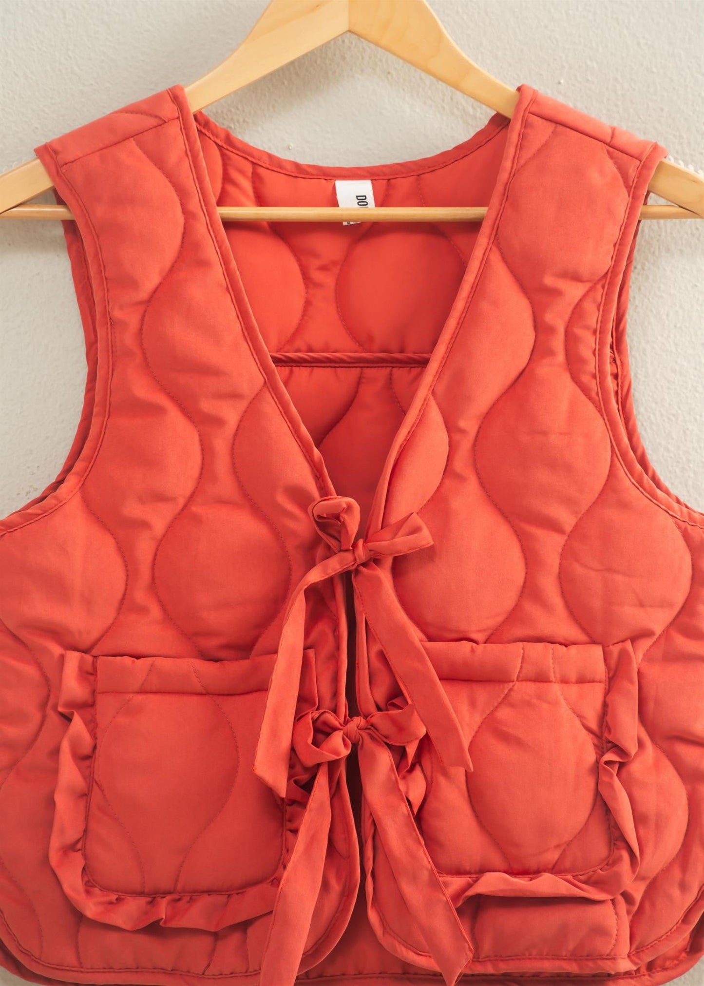 KIT VEST - PALE RED