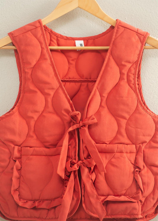 KIT VEST - PALE RED