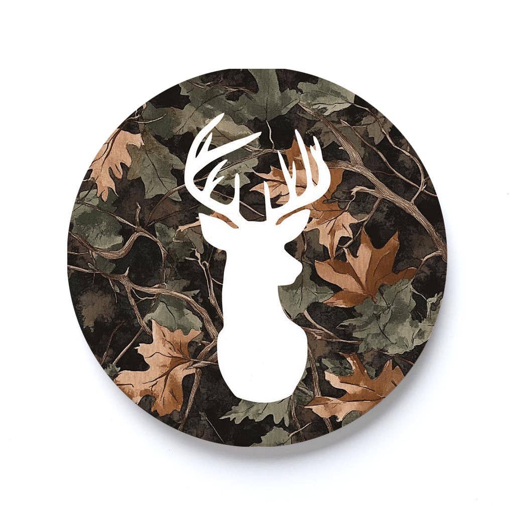 Car Coaster-Deer Head Camo