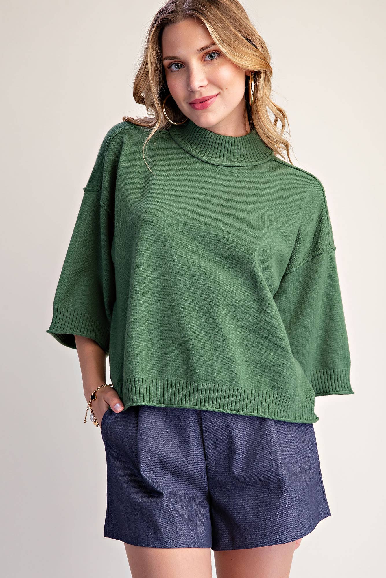 CARTER MOCK NECK SWEATER