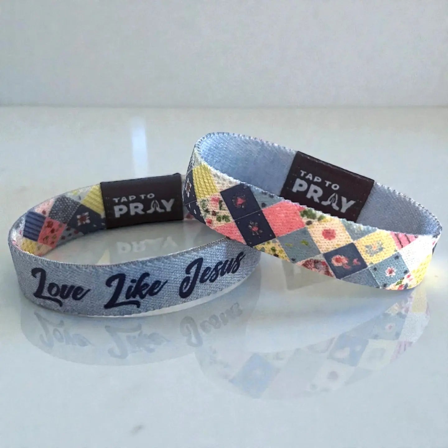 Tap To Pray Wristbands - Love Like Jesus