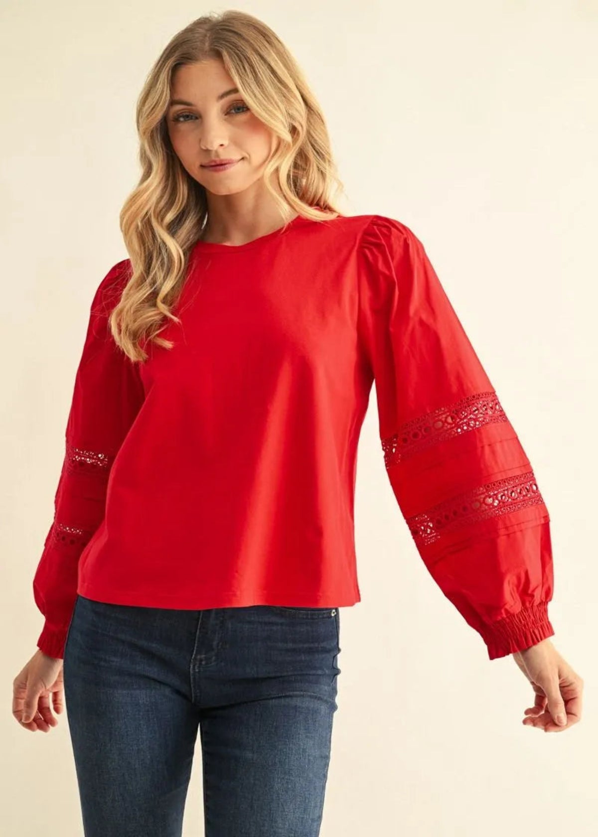 ALLI TOP - RED