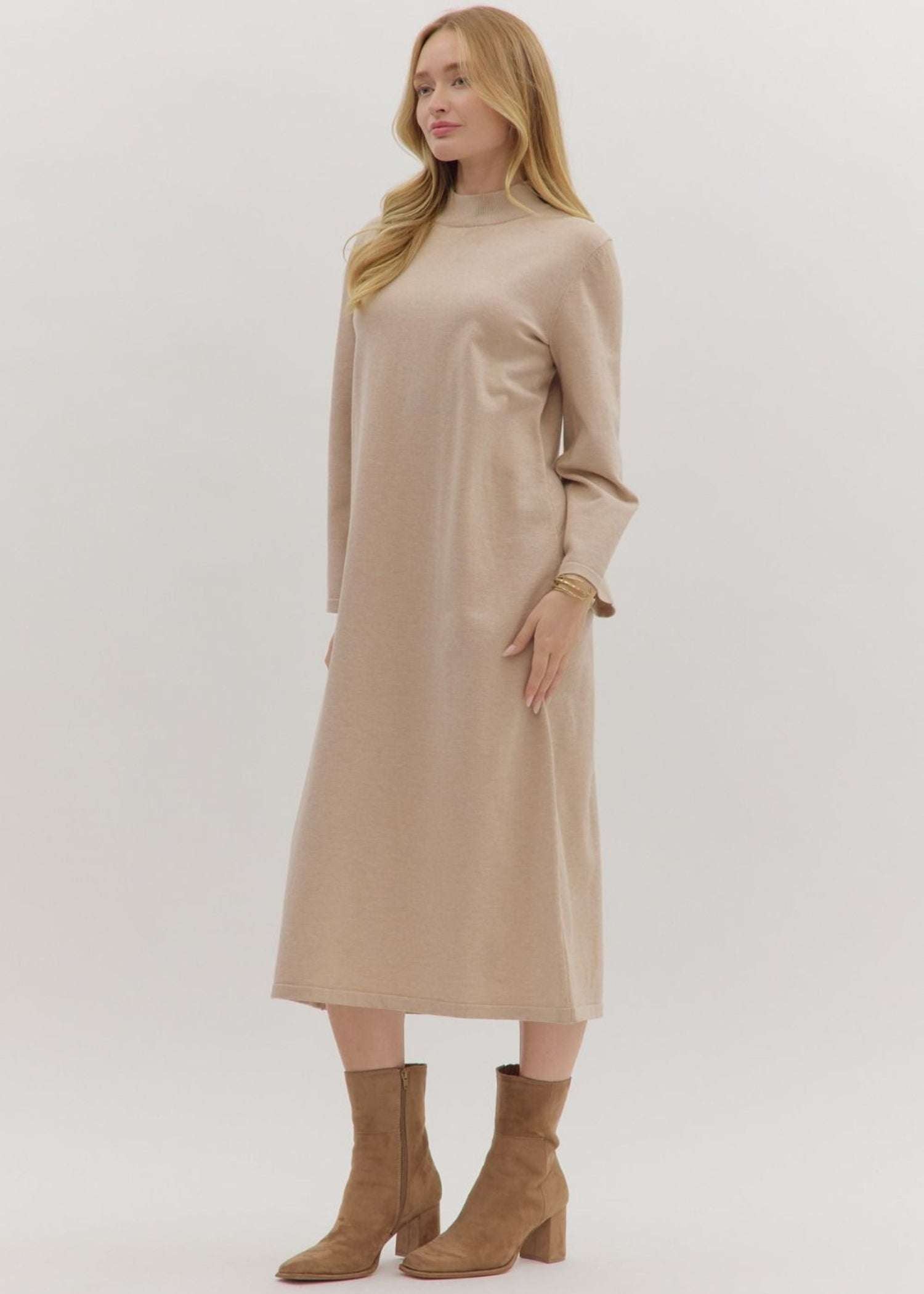 SANDIE DRESS - SAND