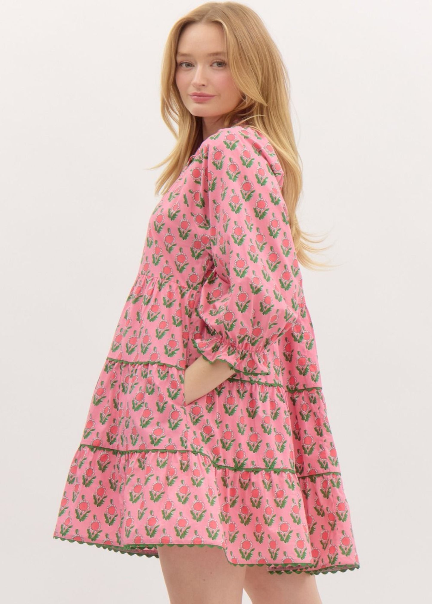 MARISSA DRESS-PINK