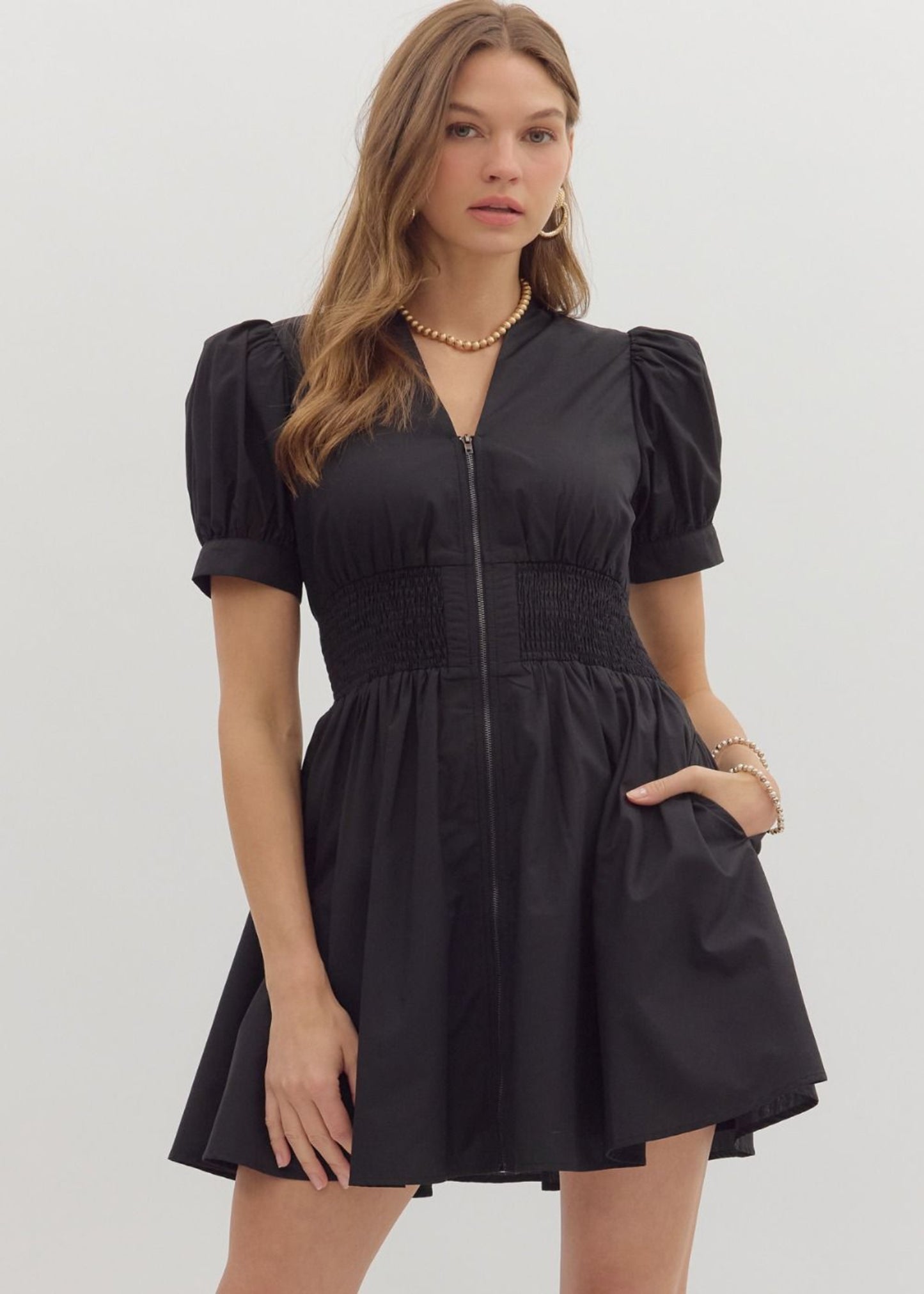 MARYLIN DRESS - BLACK