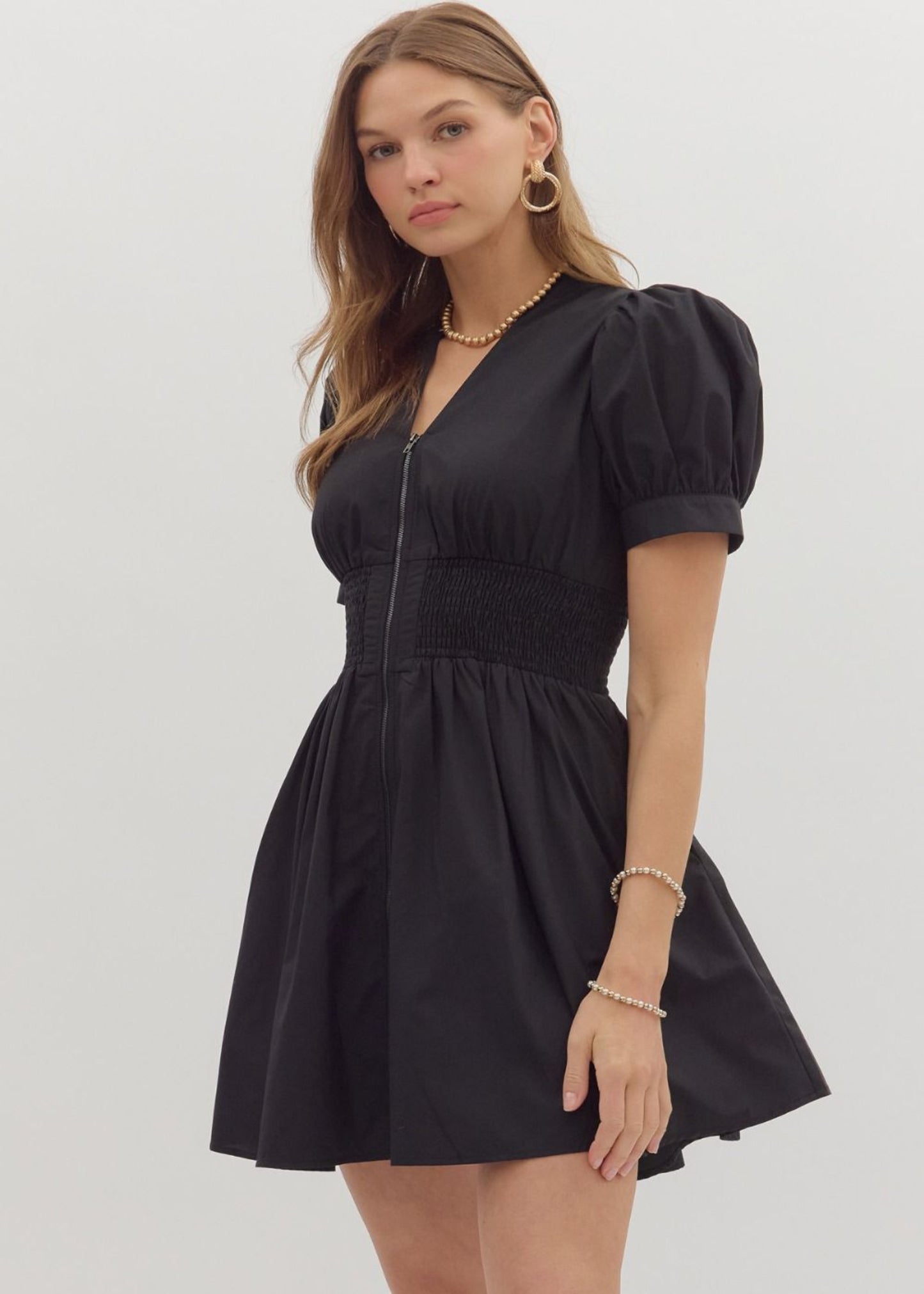 MARYLIN DRESS - BLACK
