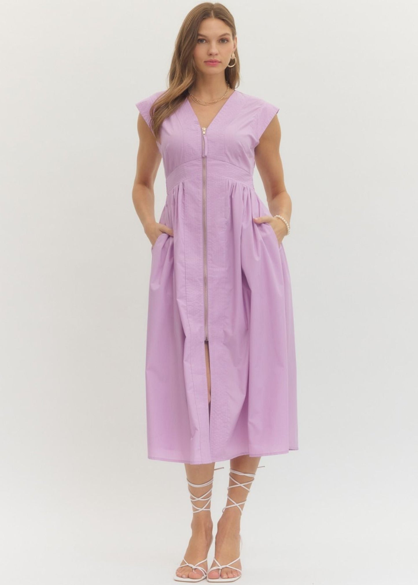 AVERY DRESS - LAVENDER