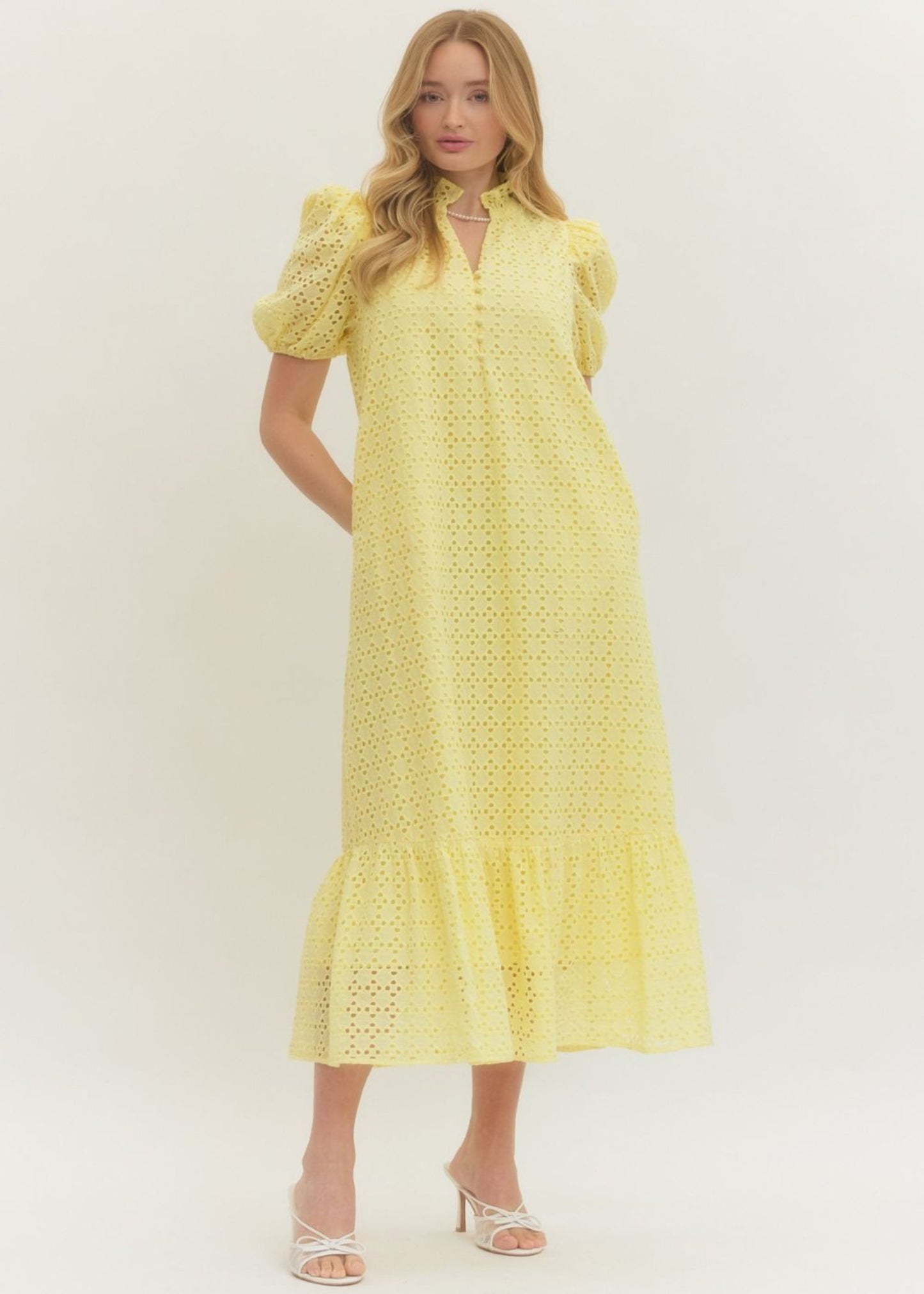 GRACE DRESS - LEMON