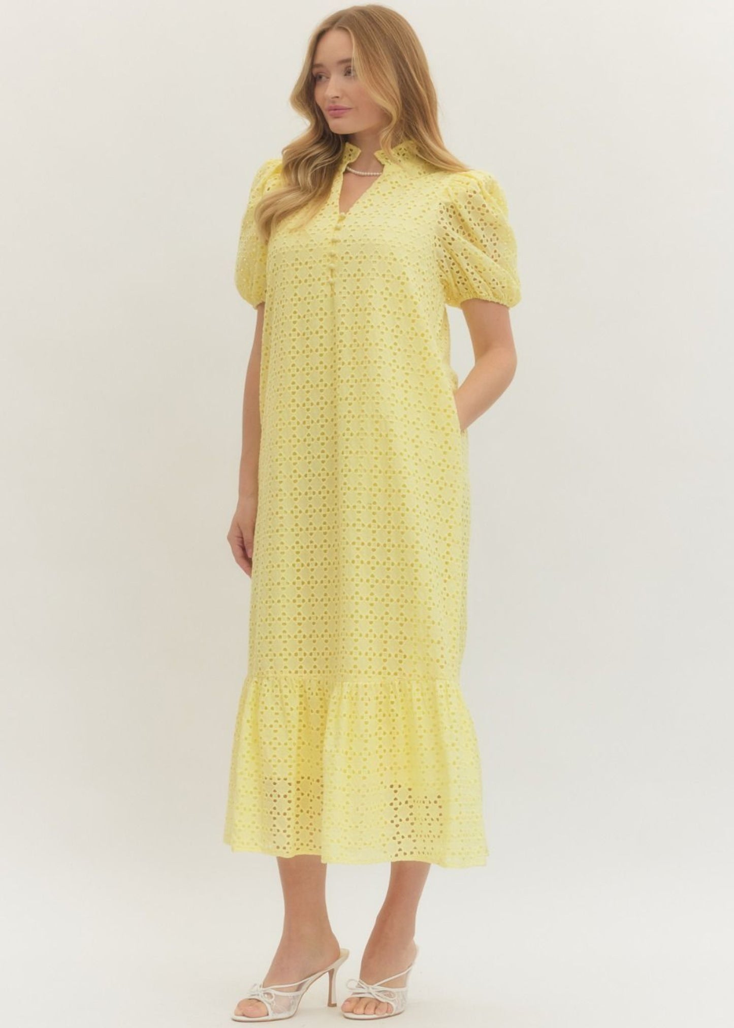 GRACE DRESS - LEMON