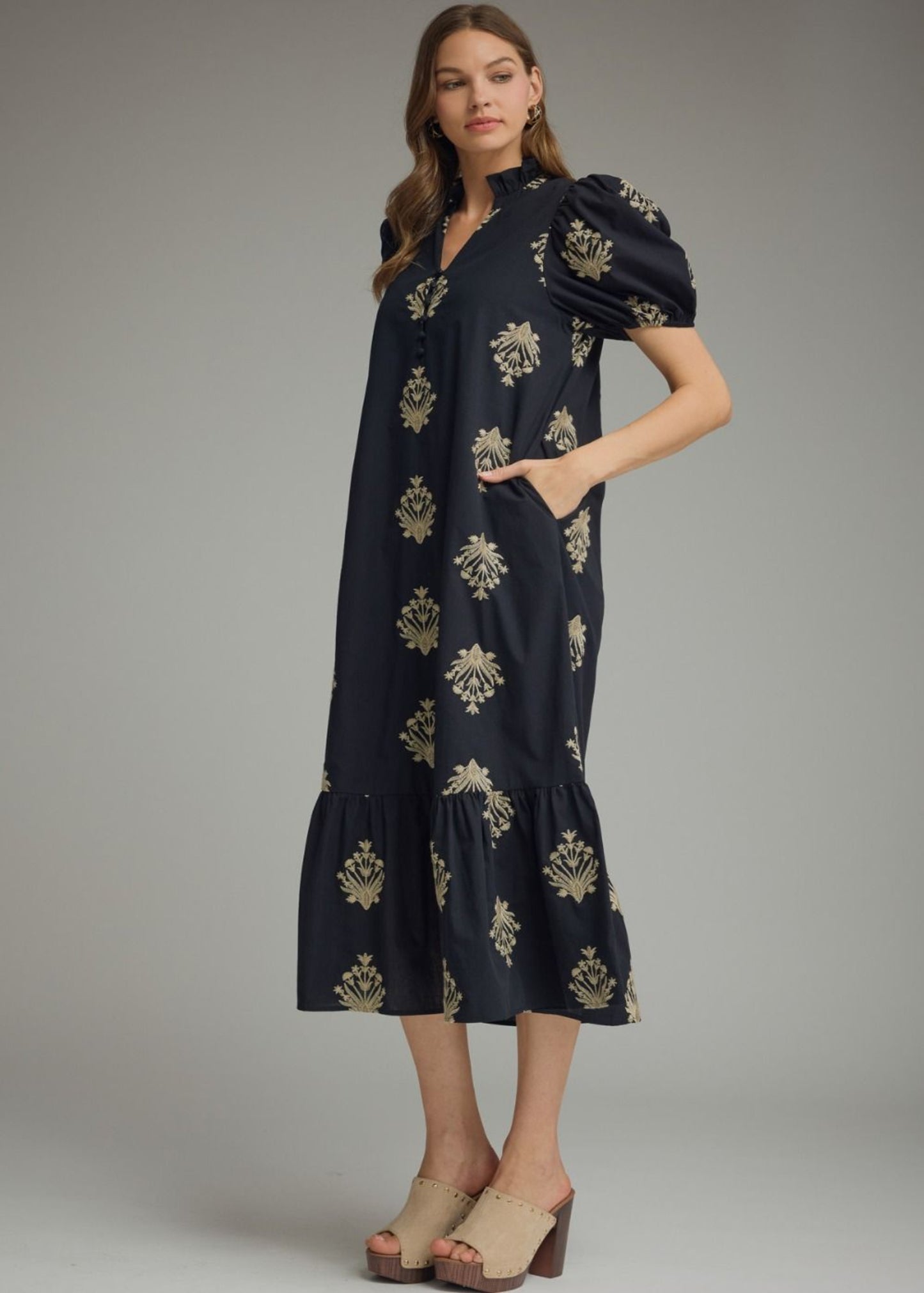 KRISTIE DRESS - BLACK