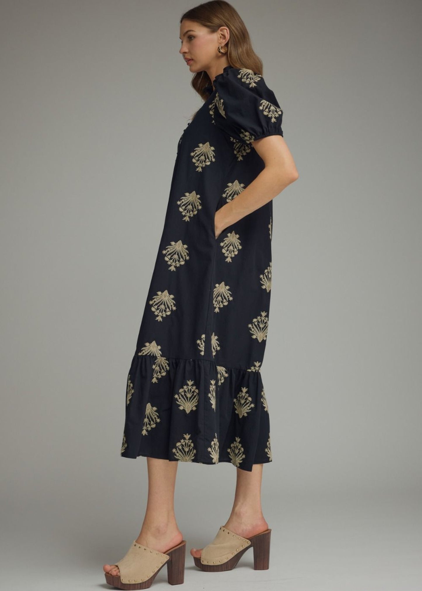 KRISTIE DRESS - BLACK