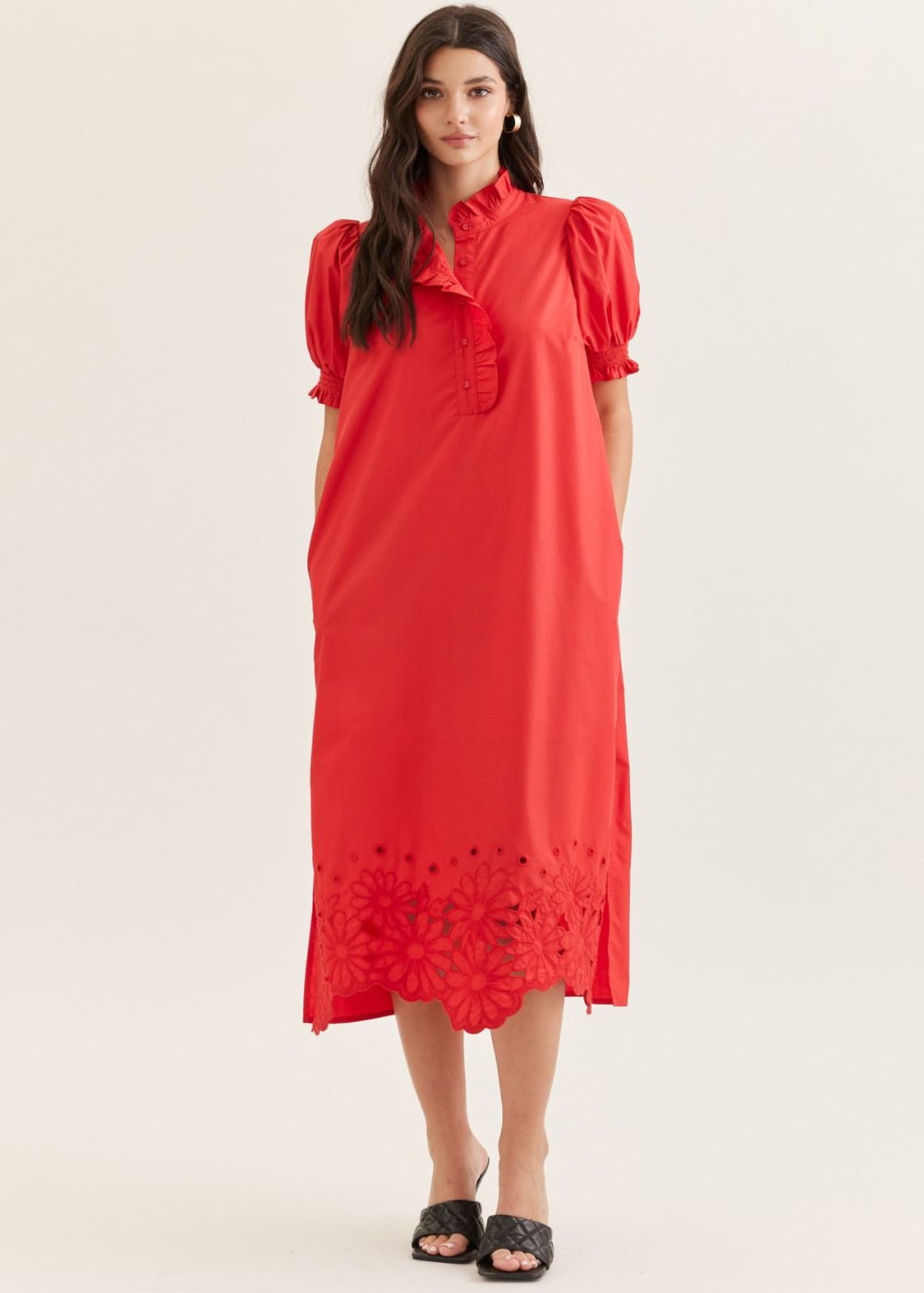DAILEE DRESS - RED
