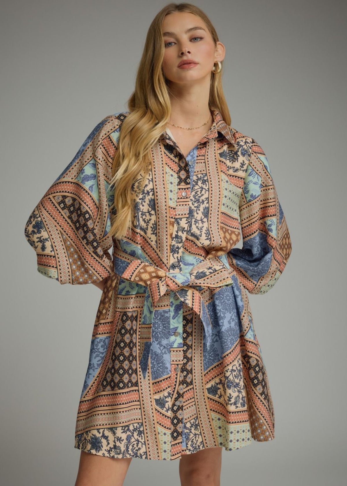 SKYE DRESS-MULTI