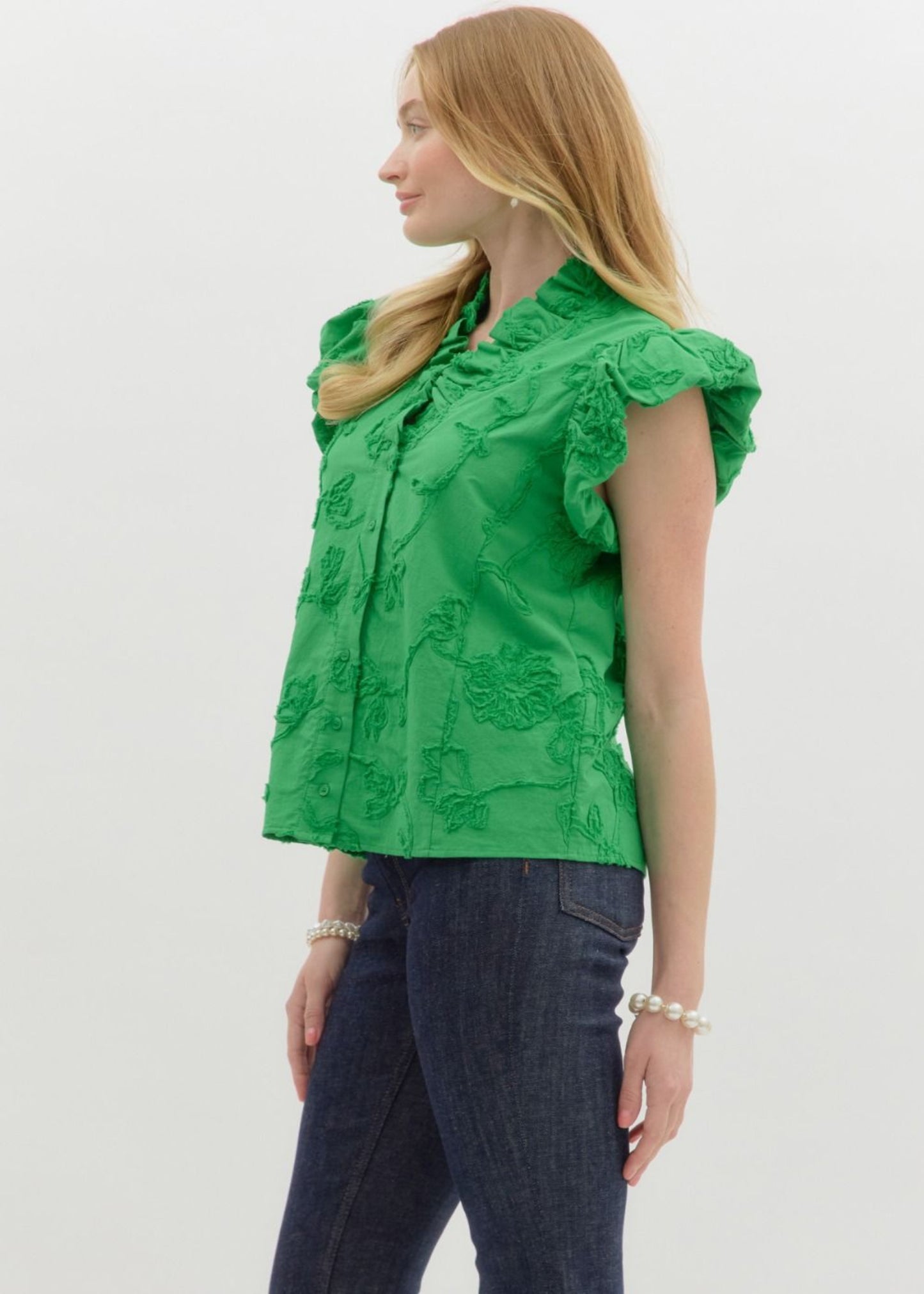 YASMIN TOP-GREEN