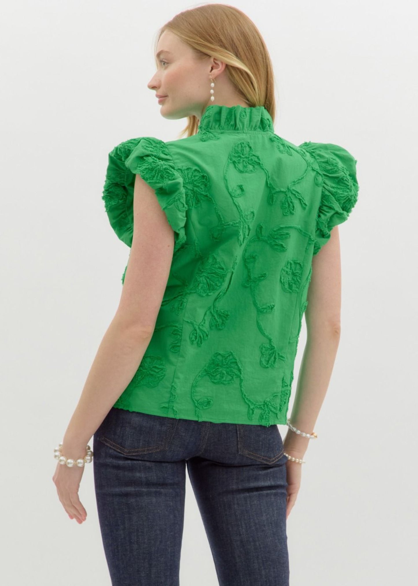 YASMIN TOP-GREEN