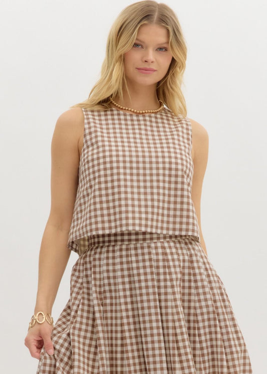 JOLENE TOP: MOCHA