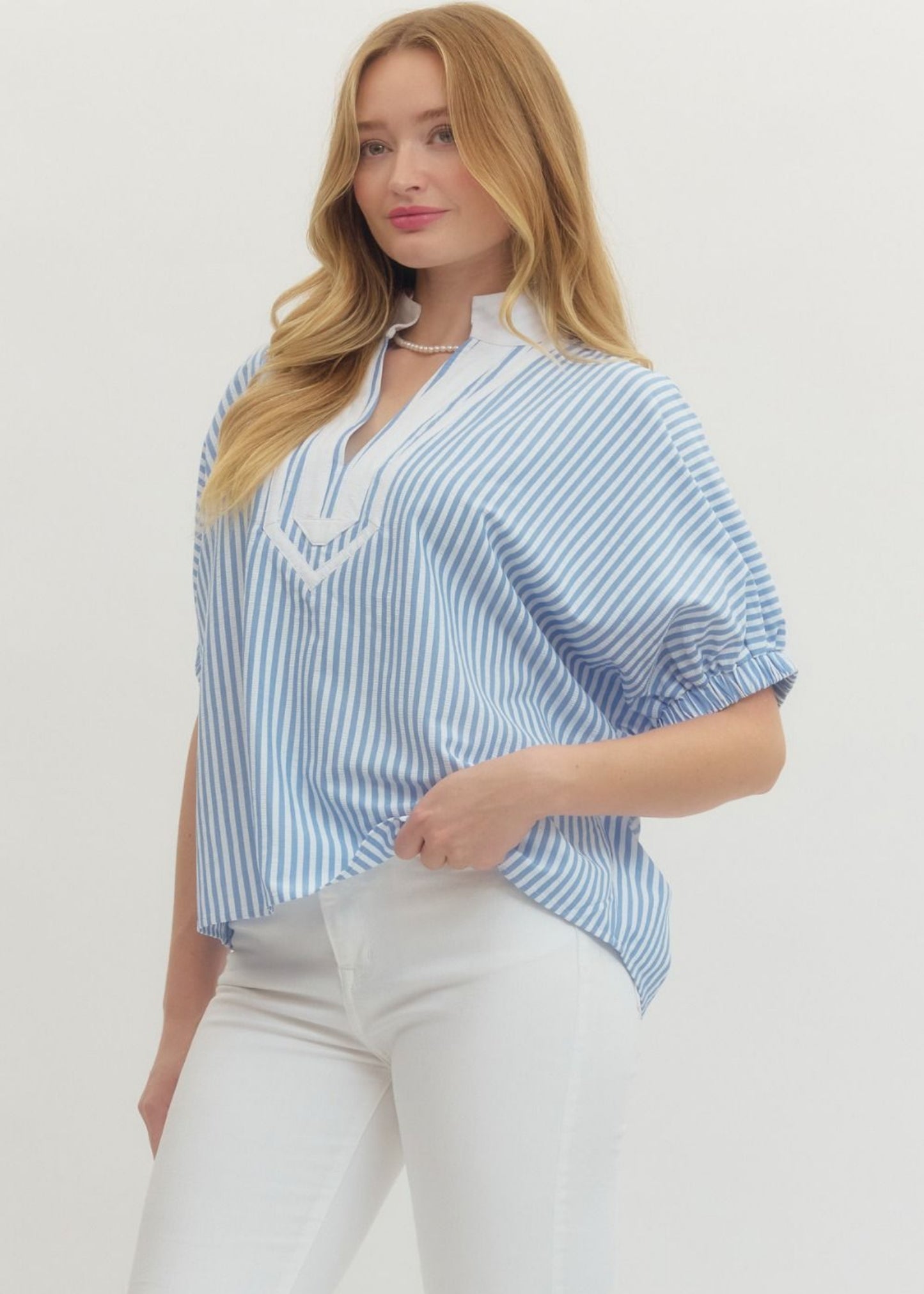 TILLY TOP - LIGHT BLUE