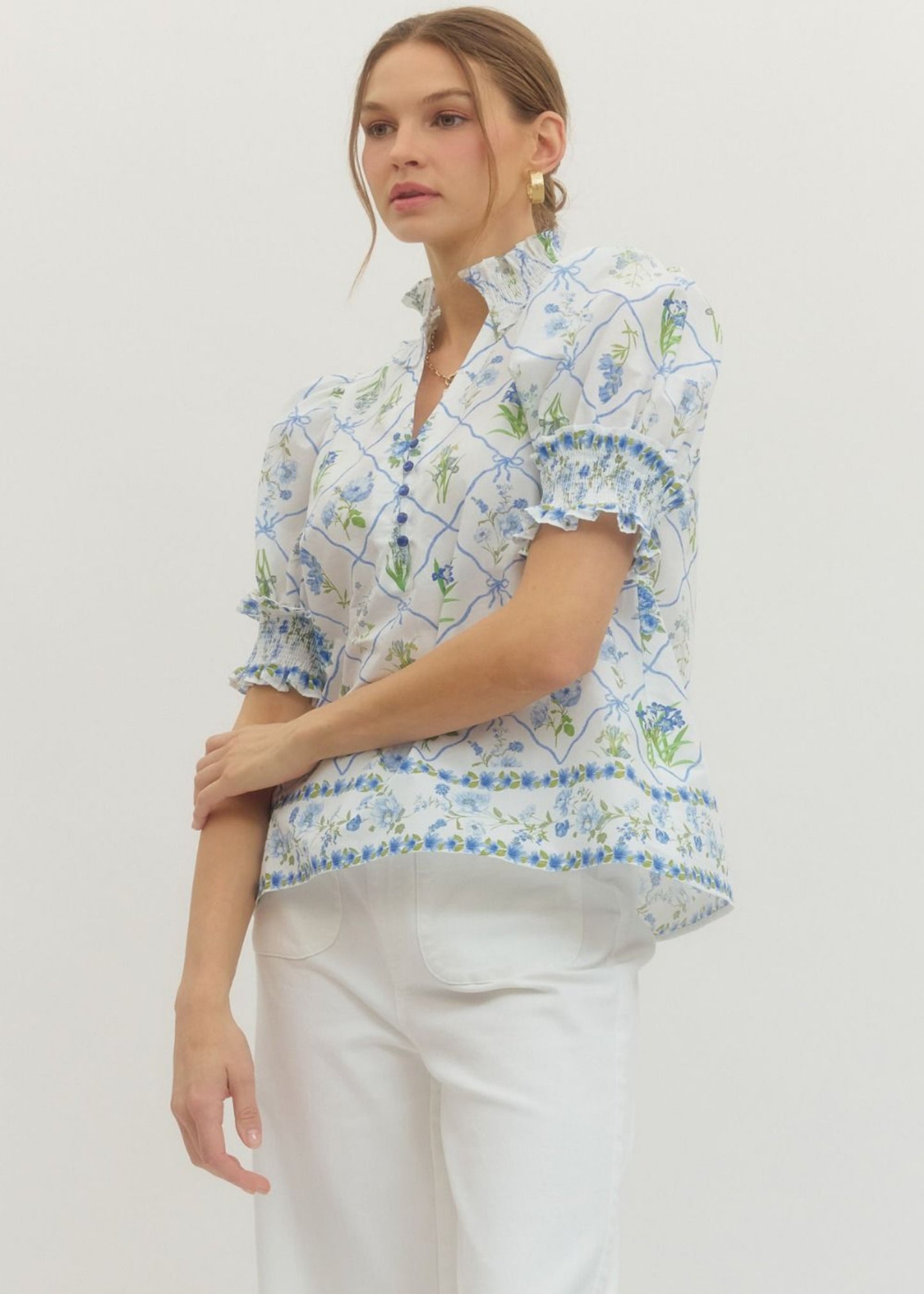 ROSA TOP - BLUE