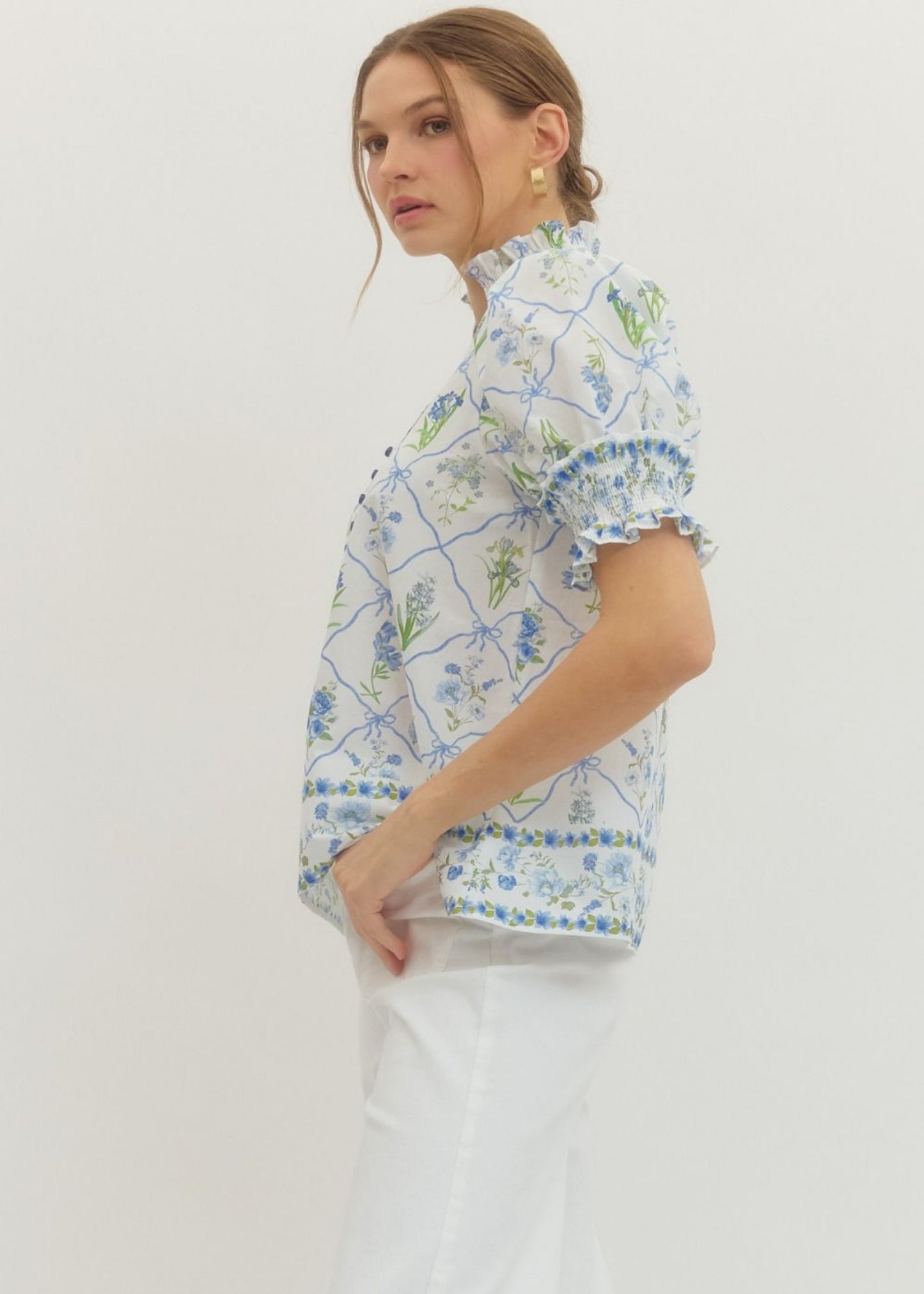 ROSA TOP - BLUE