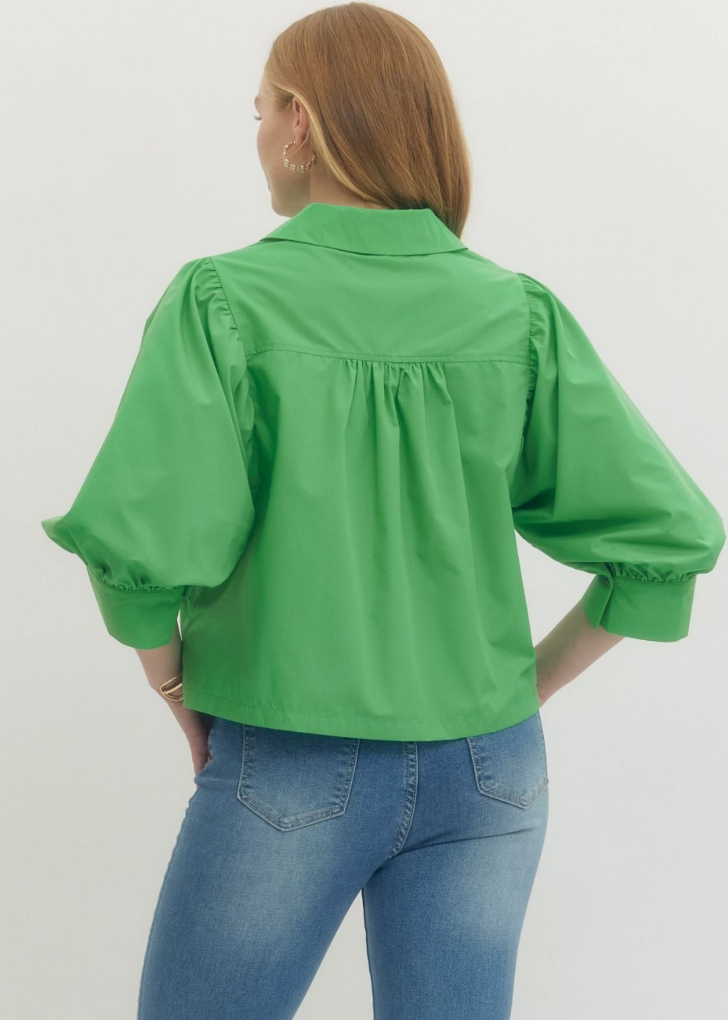 LILLY TOP - GREEN