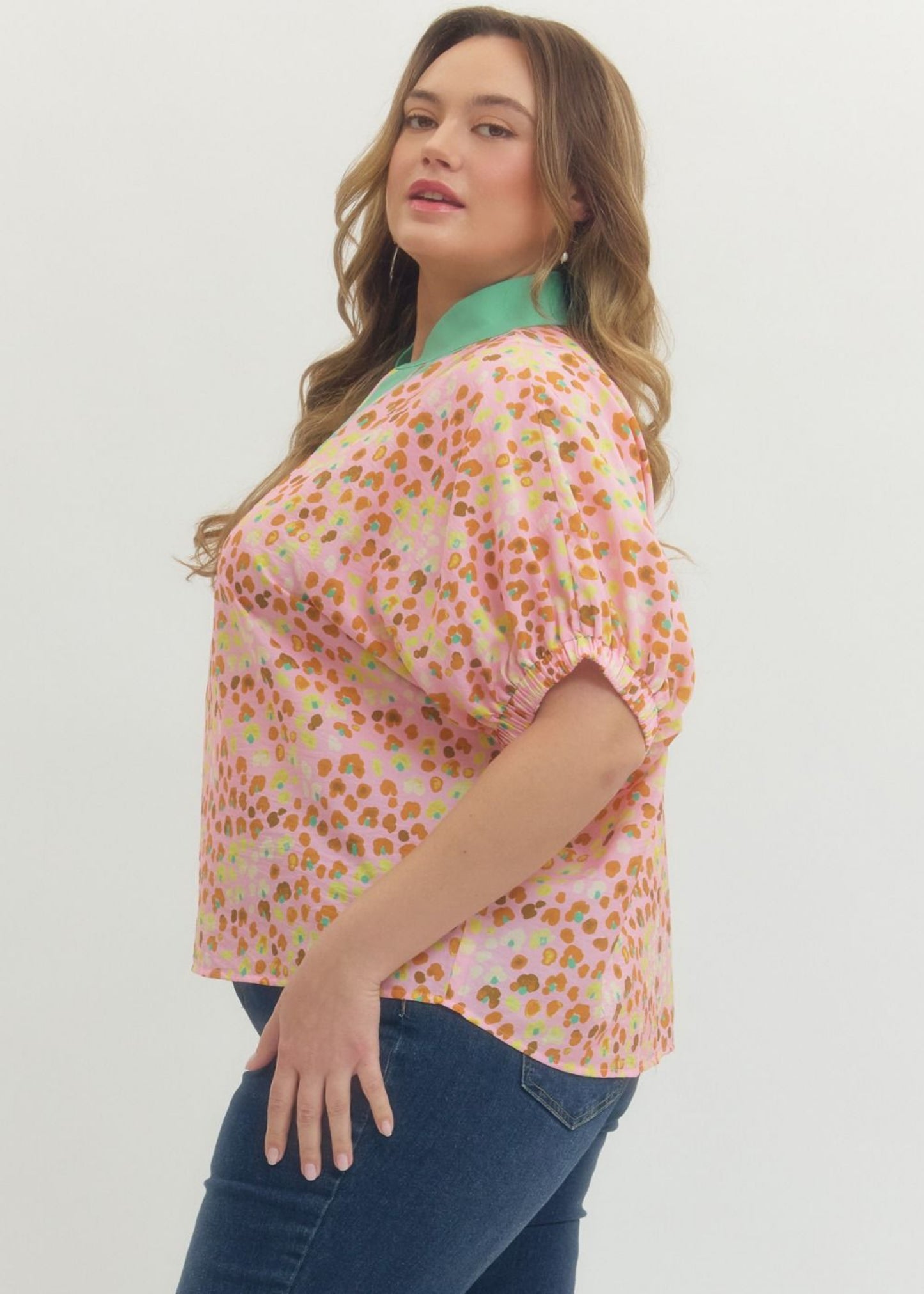 KATE TOP - PLUS SIZE BLUSH