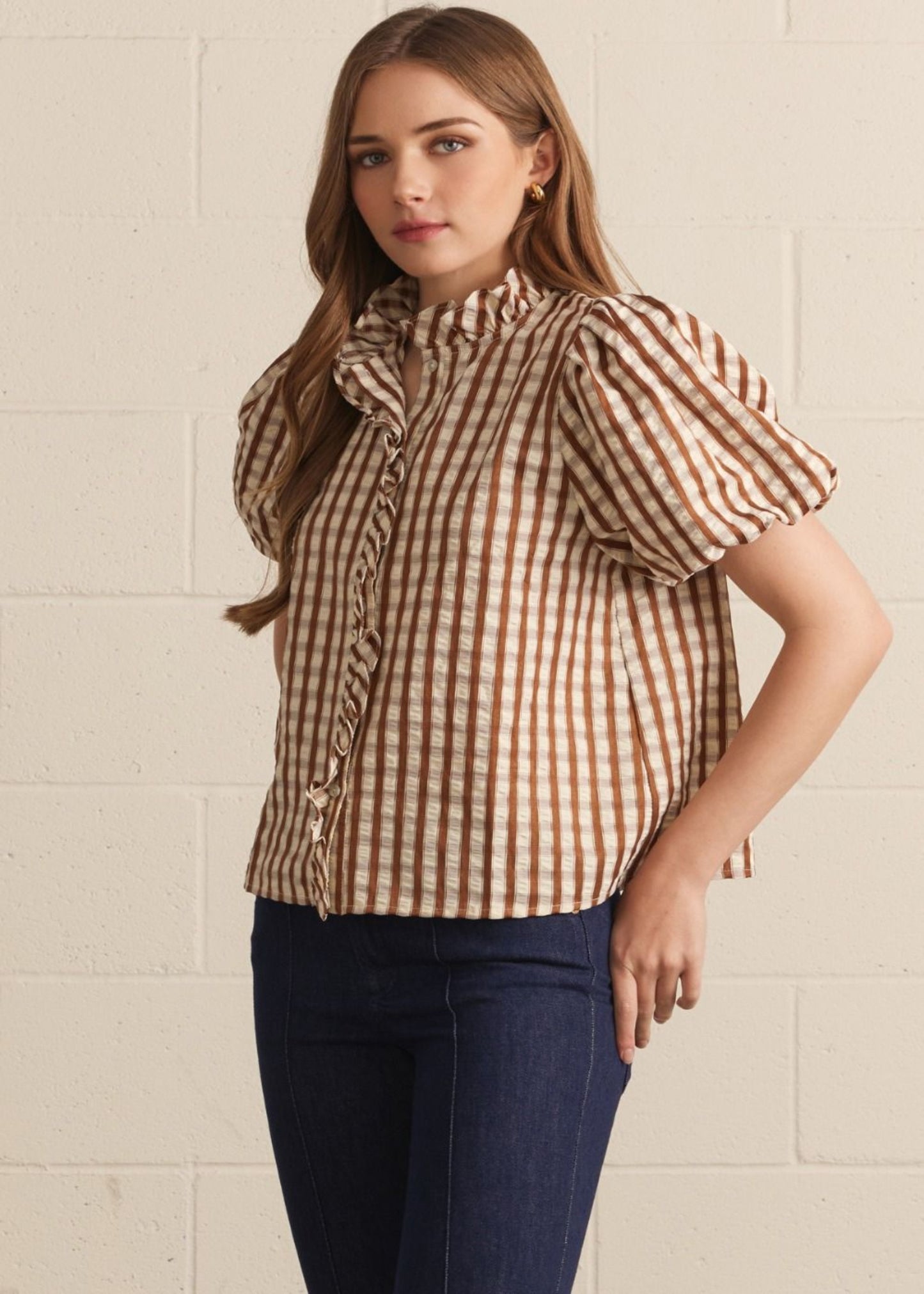 ALIGRACE TOP - CAMEL